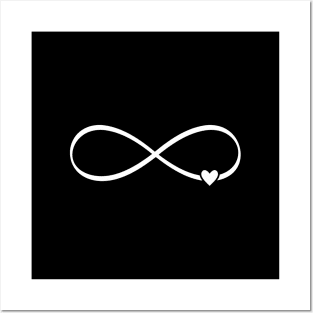 heart infinity symbol love sign gift Posters and Art